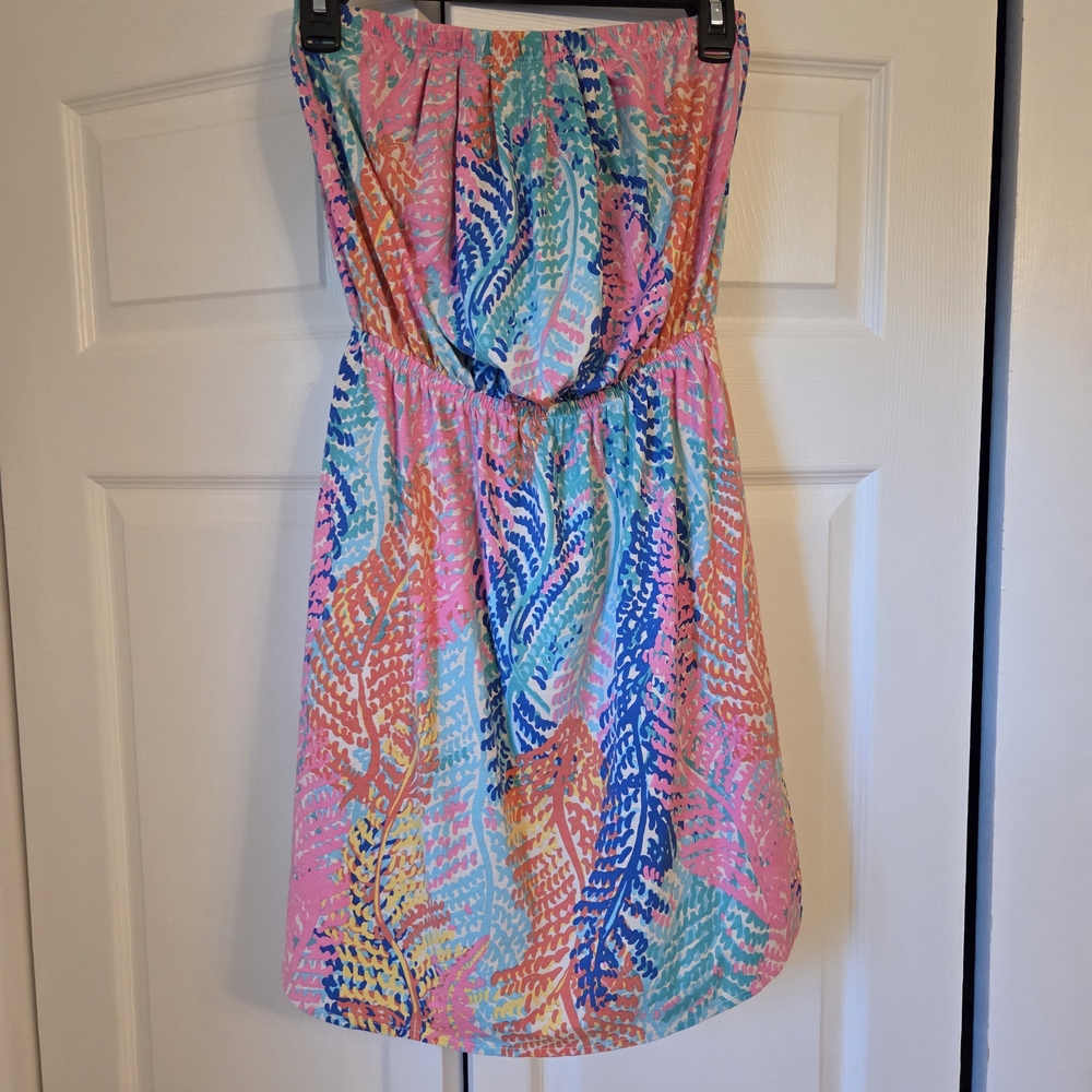 Lilly Pulitzer Multicolor Strapless Dress